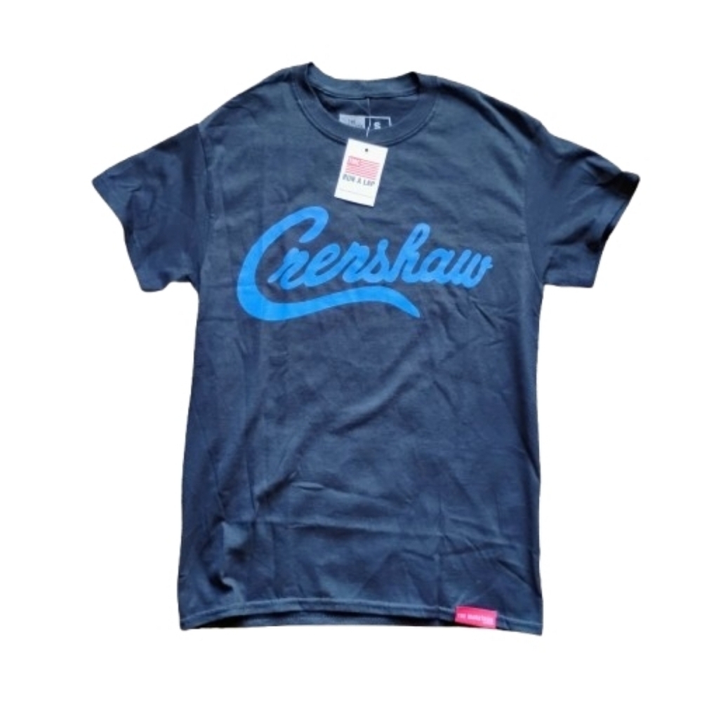 NWT Crenshaw Graphic Tee – The Marathon Clothing SIZE SMALL Blue Holiday Gift